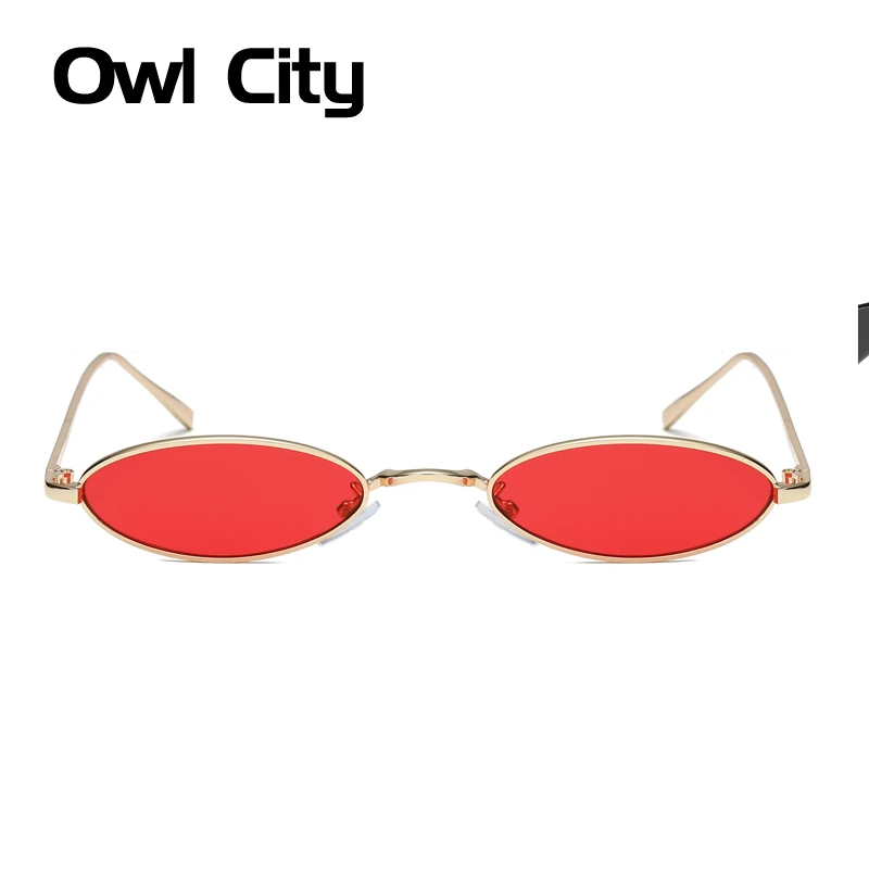 Женские Маленькие Круглые Солнцезащитные очки Owl City винтажные брендовые