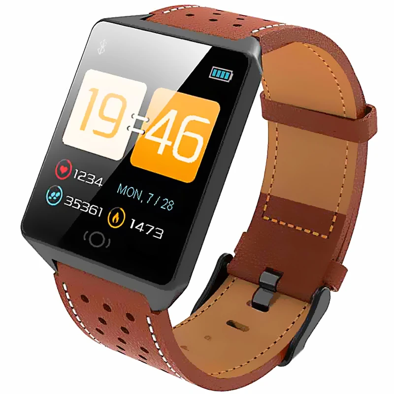 

Top brand sanda smart watches sports watch leather strap heart rate bluetooth call reminder waterproof women's wristwatches CK19