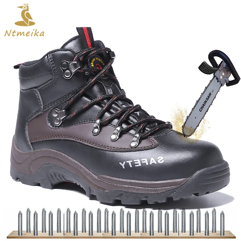 Big Size 35-46 Men Safety Shoes Leather Steel Toe Work Shoes Men Winter Warm Safety Boots Wear-Resisting Work Boots For Men цена Big Size 35-46 Men Safety Shoes Leather Steel Toe Work Shoes Men Winter Warm Safety Boots Wear-Resisting Work Boots For Men цены онлайн