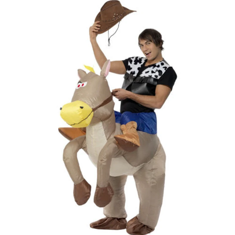 cowboy riding horse fancy dress