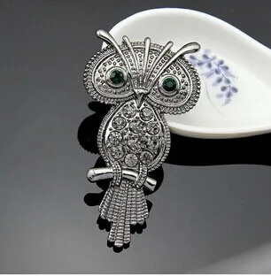 

Hot sale vintage animal owl brooch pin/Korean luxury fashion jewelry women accessories wholesale/broches mujer/brosche/broszki