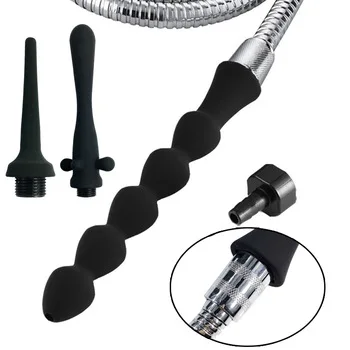 Silicone Anal Cleaning Cleaner Anus Enema Tool,Anal Vaginal Washing Enemator,Anal Douche Vaginal Wash Cleansing Woman Sex Toys 3