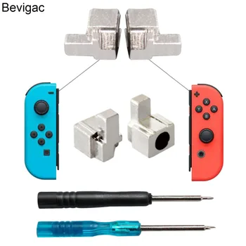 

Bevigac 2 Pairs Replacement Metal Lock Locking Buckles Parts with Screwdrivers Repair Tool Kit for Nintend Switch NS Joy Con