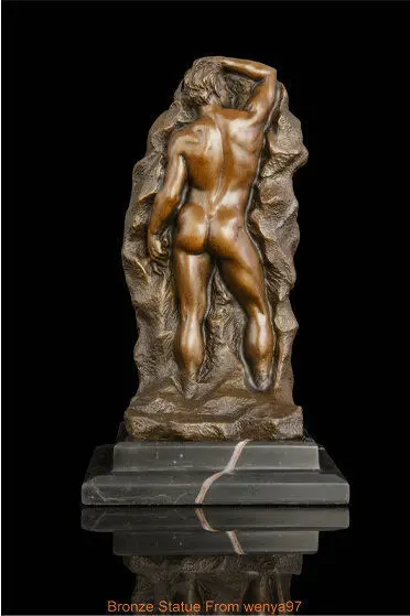 

Art Deco Sculpture Naked Man Bronze Statue