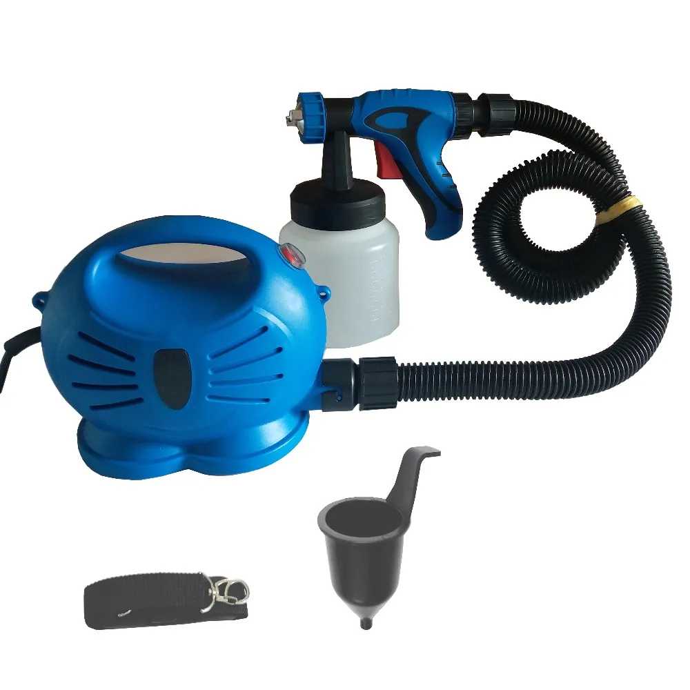 Online 650W Airbrush with Compressor Airless Paint Sprayer HVLP LVLP Electric Spray Gun For Painting Cars wall furnature
