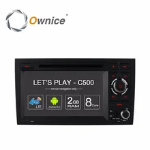 Ownice C500 4G ANDROID CAR DVD Entertainment Multimedia Video PLAYER for Audi A4 2002 2003 2004 2005 2006 2007 2008 GPS BT Radio