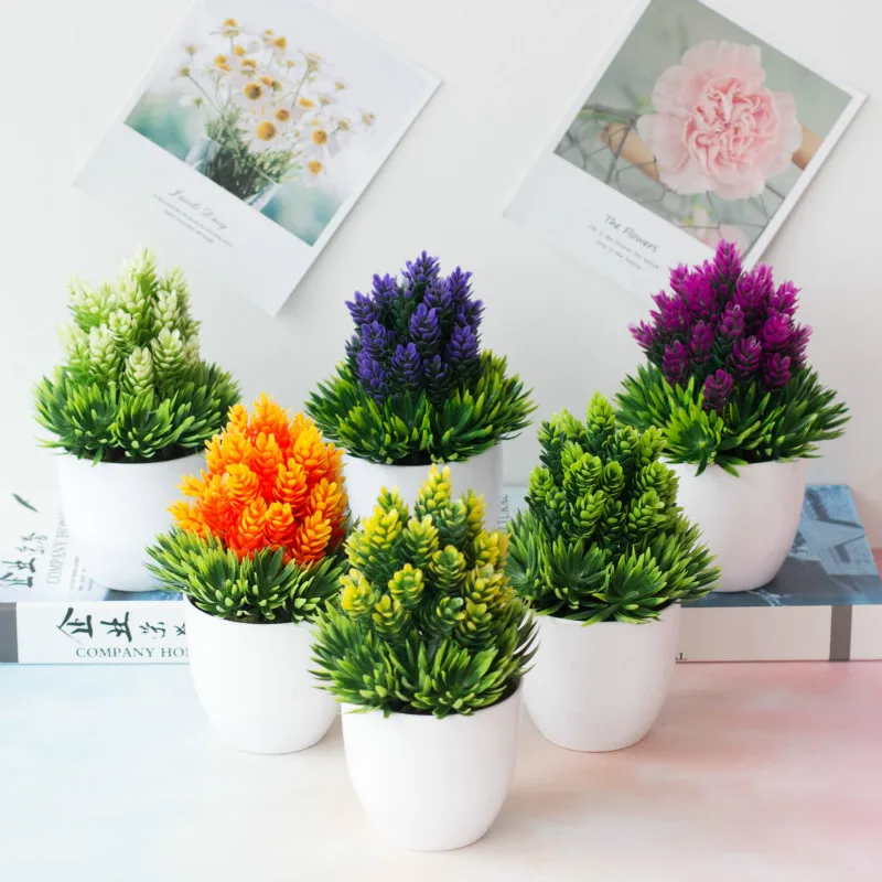 

Artificial Craft Plant Pot Baby Shower Wedding Party Accessories Home Decor Plastic Flower Pots Desktop Flower Pots Supplies