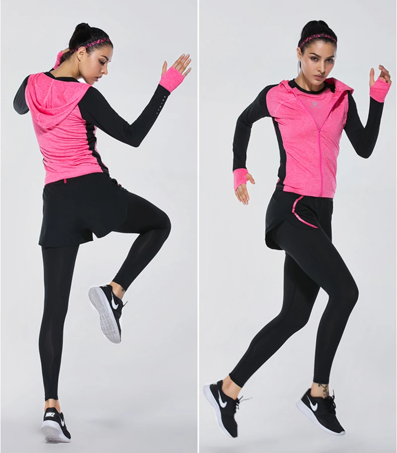 Vansydical куртки для йоги женские на молнии с капюшоном Фитнес Спортивная одежда для бега дышащие тренировочные спортивные топы