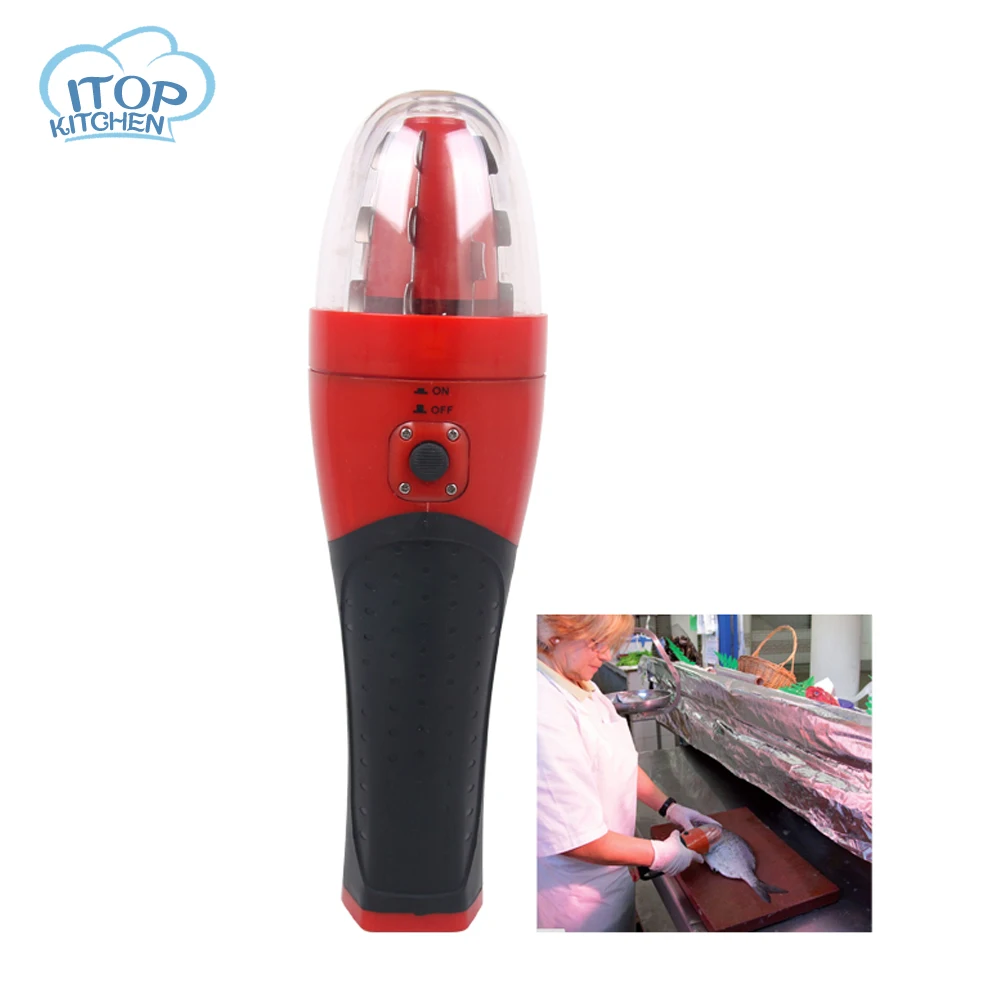 

Waterproof Fish Scaler Scraper Skin Scale Remover Handheld Rechargeable Electric European Plug