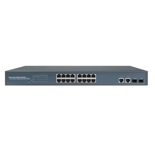 TS6118P 16 портов 10/100+ 2 Giga rj45+ 2 Giga для программирования в производственных условиях 24 v коммутатор питания через ethernet