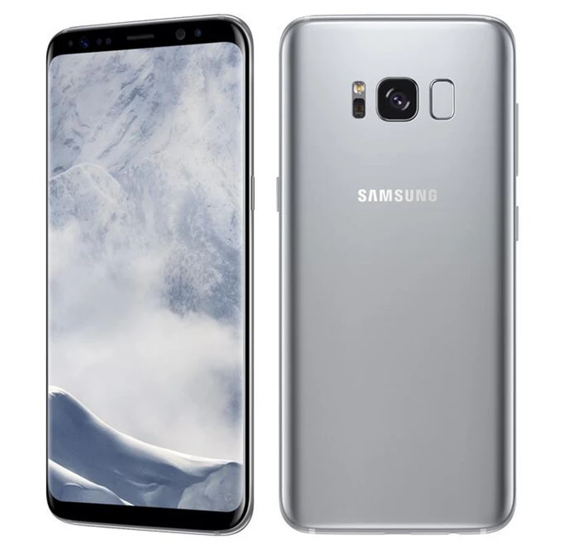 Samsung Galaxy S8+ Duos S8 Plus разблокированный G955FD LTE NFC Dual SIM Android телефон Восьмиядерный 6," 12 МП 4 Гб и 64 Гб NFC