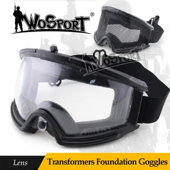 

WoSporT Tactical Airsoft Paintball Transformers Goggle of Lens Military Army Combat CS Field Eyeshield Protect Glasses