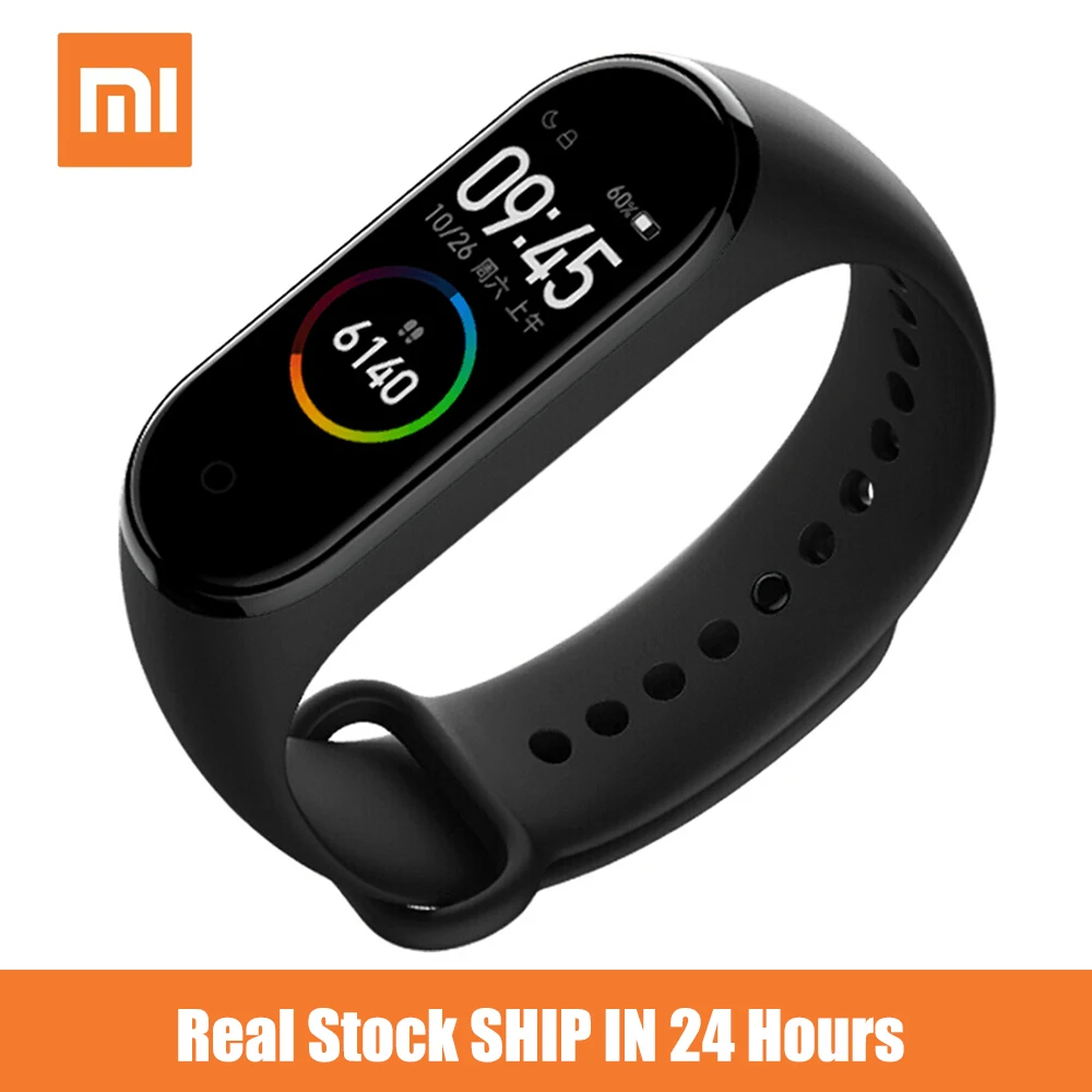 Смарт браслет Xiaomi Mi Band 4 фитнес трекер Bluetooth спортивный водонепроницаемый 3 цвета