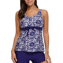 Дамаск Цветочный принт танкини короткие Мужские Шорты для купания спортивный купальник Комплект бикини 4f410297 длинные Купальники для малышек для Для женщин ванный комплект