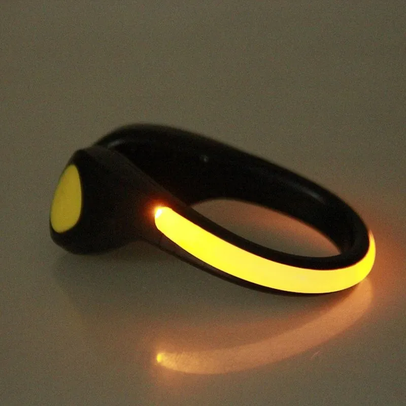 led shoe clip Runners Night Useful Novelty Tool Outdoor Clip Shoes Safety Flash Glowing Light for Running Cycling Bike lamp GiC