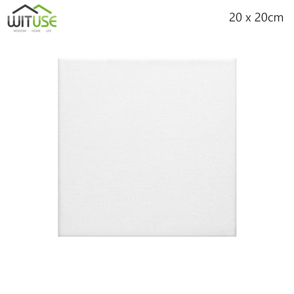 Canvas Panels Blank Cotton Mounted Artist Art Painting 24 Piece Square Sizes