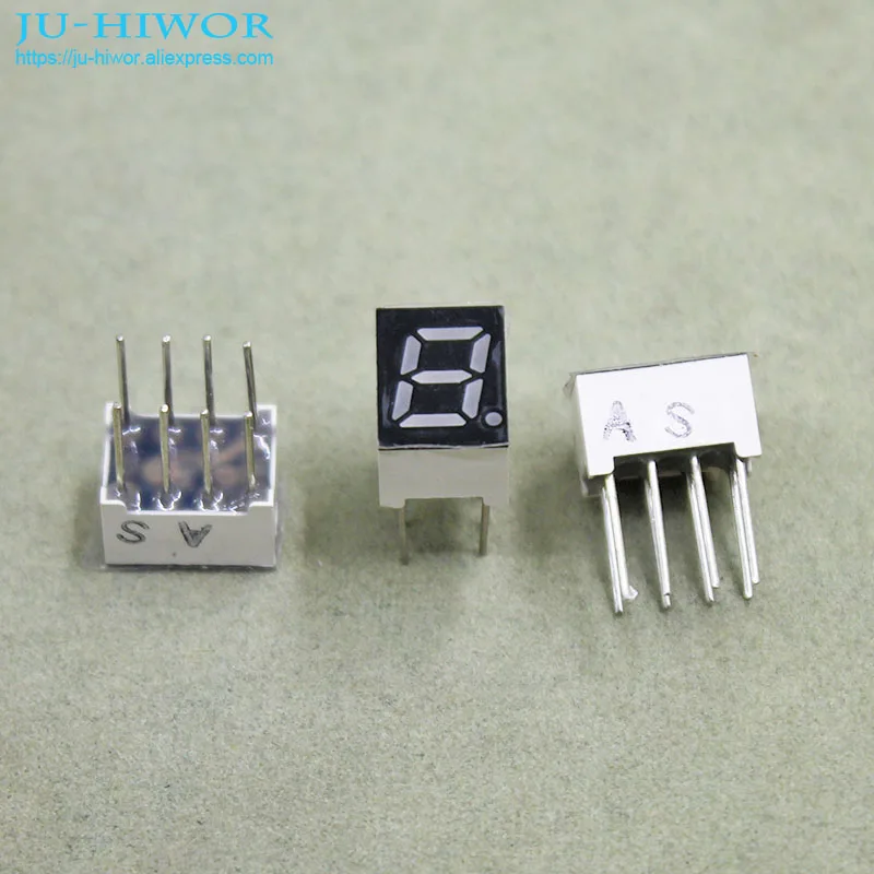 

(10pcs/lot) 8 Pins 2811AR 0.28 Inch 1 Bit Digit 7 Segment Red LED Display Share Common Cathode Digital Display