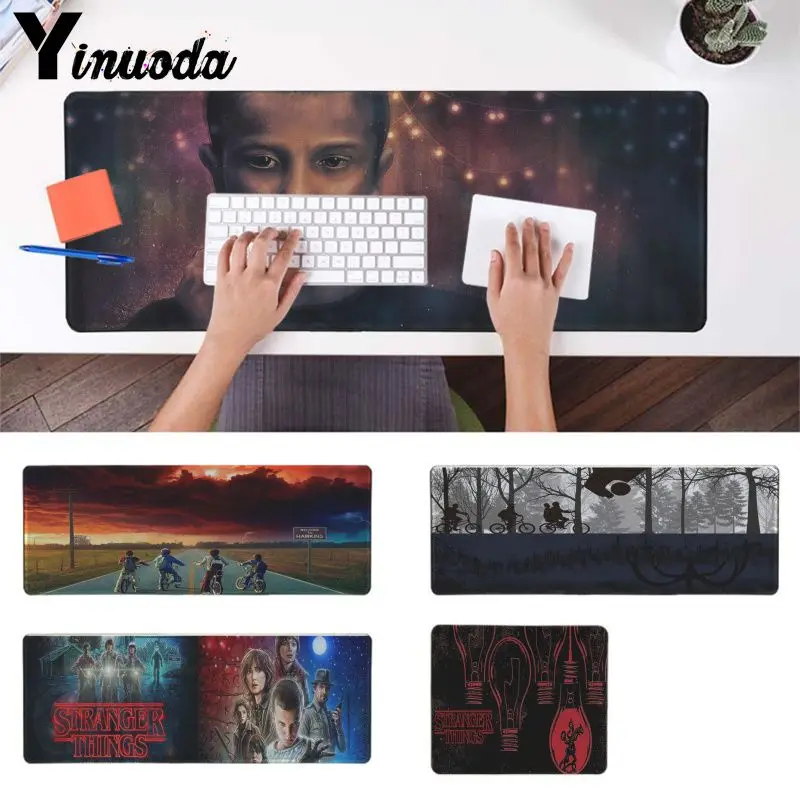

Yinuoda Stranger Things Gaming Player desk laptop Rubber Mouse Mat Rubber PC Computer Gaming mouse pad mouse mat gaming