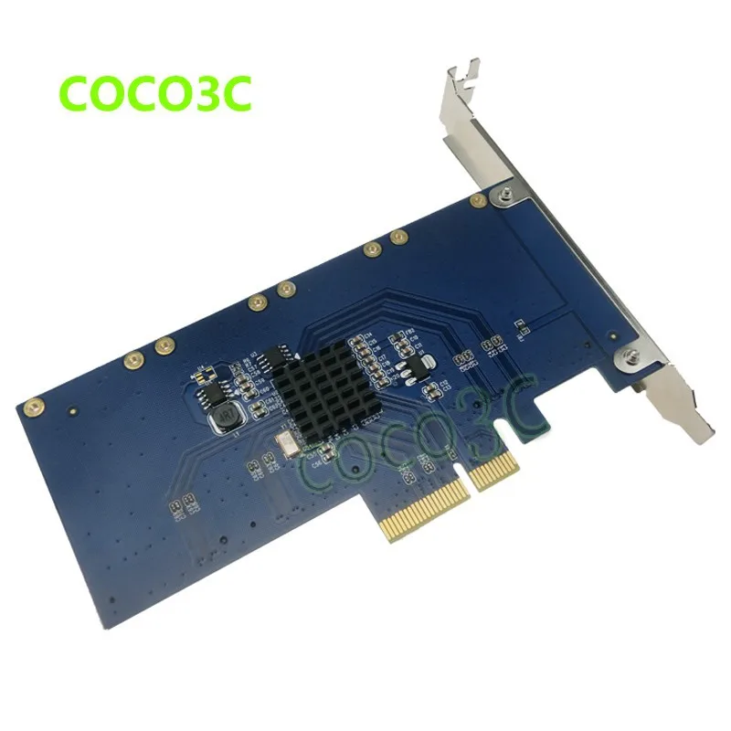 4 mSATA SSD PCI-e Hybrid Controller Card RAID0 RAID1 RAID10 Marvell HyperDuo SATAIII PCIe flash solutions accelerates databases (4)