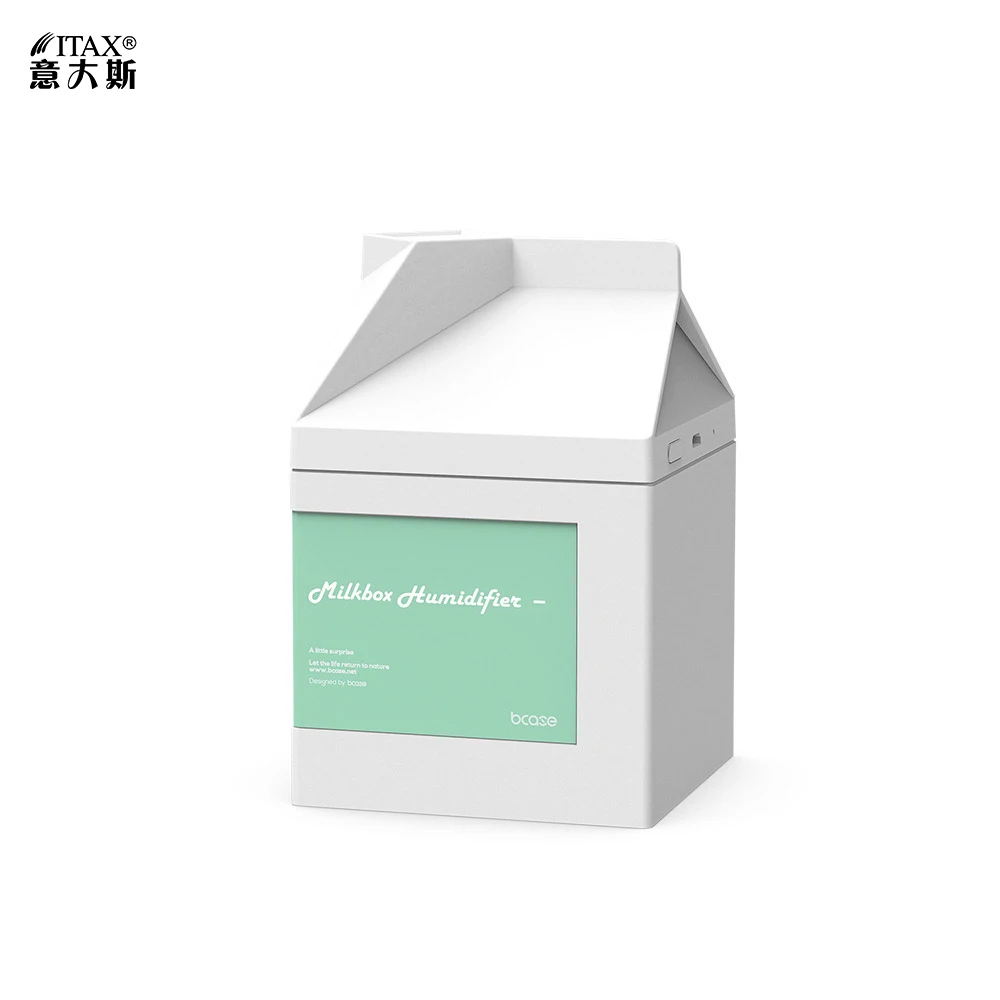 

USB Milk box humidifier creative quiet office hydrating humidification small mini energy saving ITAS3321A