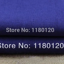 50 см* 140 см модная Королевская Синяя однотонная льняная ткань текстиль zakka Лен Хлопок Ткань