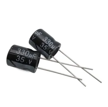 

500pcs 330UF 35V Radial Electrolytic Capacitor 35V330UF 10mm X13mm
