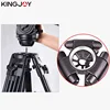 KINGJOY Official VT-3500+VT-3530 Professional Video Camera Tripod Stand Holder Stable Fluid Damping Tripod Kit For All Models ► Photo 3/6