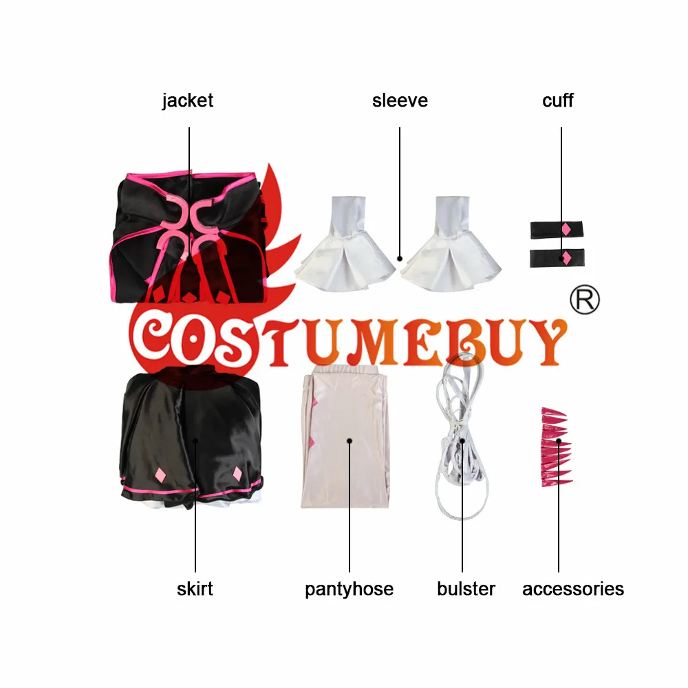 CostumeBuy EXTRA CCC Fate Grand Order Elizabeth Bathory Косплей Костюм для взрослых на Хеллоуин индивидуальный заказ