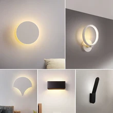 Современные светодиодные домашние настенные светильники минималистичный светодиодный настенный светильник для спальни гостиной лестницы Lampara светильник с настенным креплением