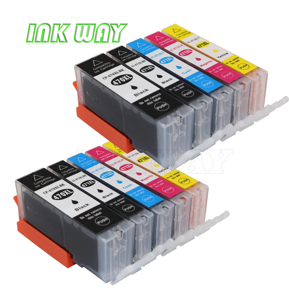 INK WAY 10 PACK Compatible Inkjet Cartridge For PGI-470 CLI-471 PIXMA MG5740 MG7740 TS8040 TS9040 etc. | Компьютеры и офис