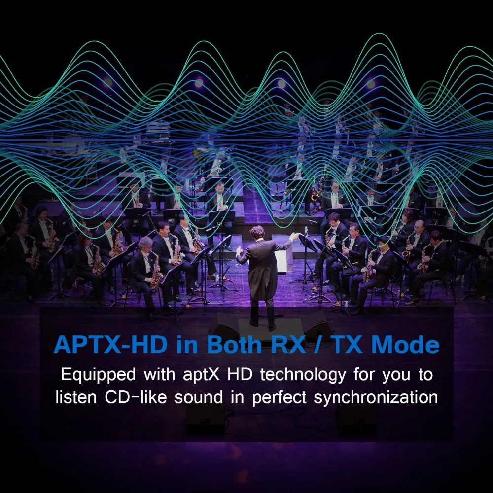 Bluetooth 5,0 передатчик приемник CSR8675 APTX HD LL Bt аудио музыка беспроводной USB адаптер 3,5 мм 3,5 AUX Jack/SPDIF/RCA для ТВ ПК