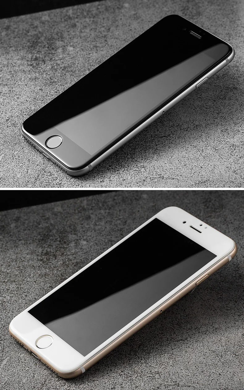 0,23 мм 4D 9H полное покрытие закаленное стекло для iPhone 8 7 6 6s Plus Премиум 3D углеродное волокно Защитная пленка для экрана для iPhone8 8Plus