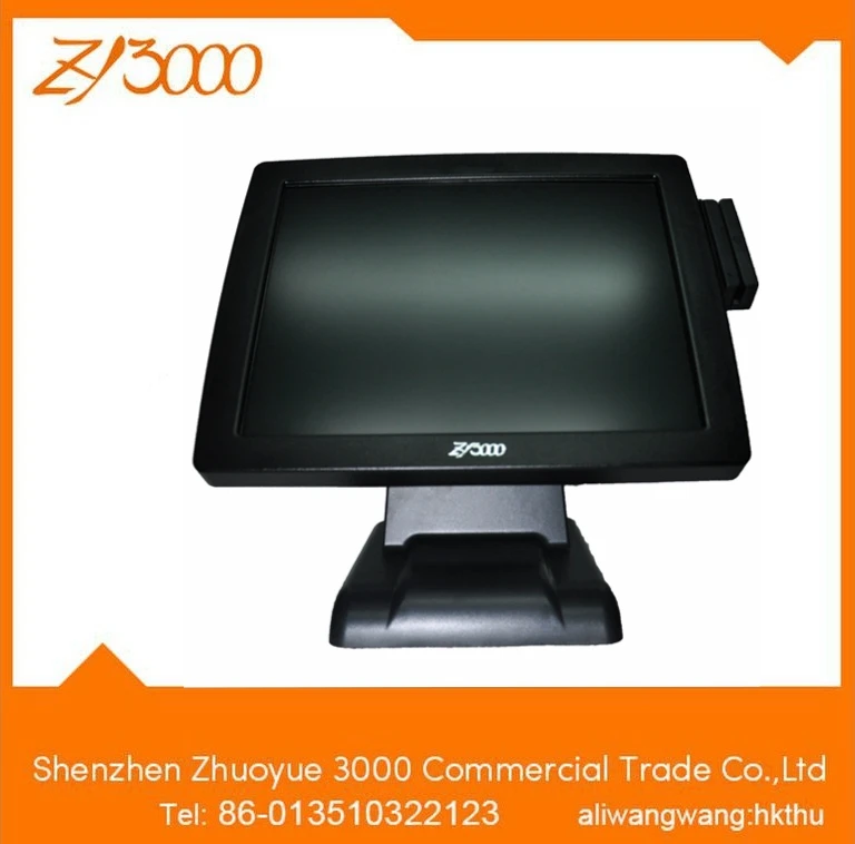 Maple Touch 15'' all in one computer/pos computer with terminal printer and customer display/used in restaurant
