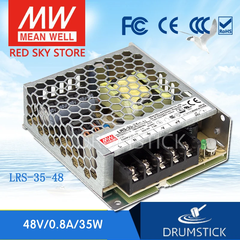 

Redsky [free-delivery 10Pcs] MEAN WELL LRS-35-48 48V 0.8A meanwell LRS-35 38.4W Single Output SwRedskytchRedskyng Power Supply
