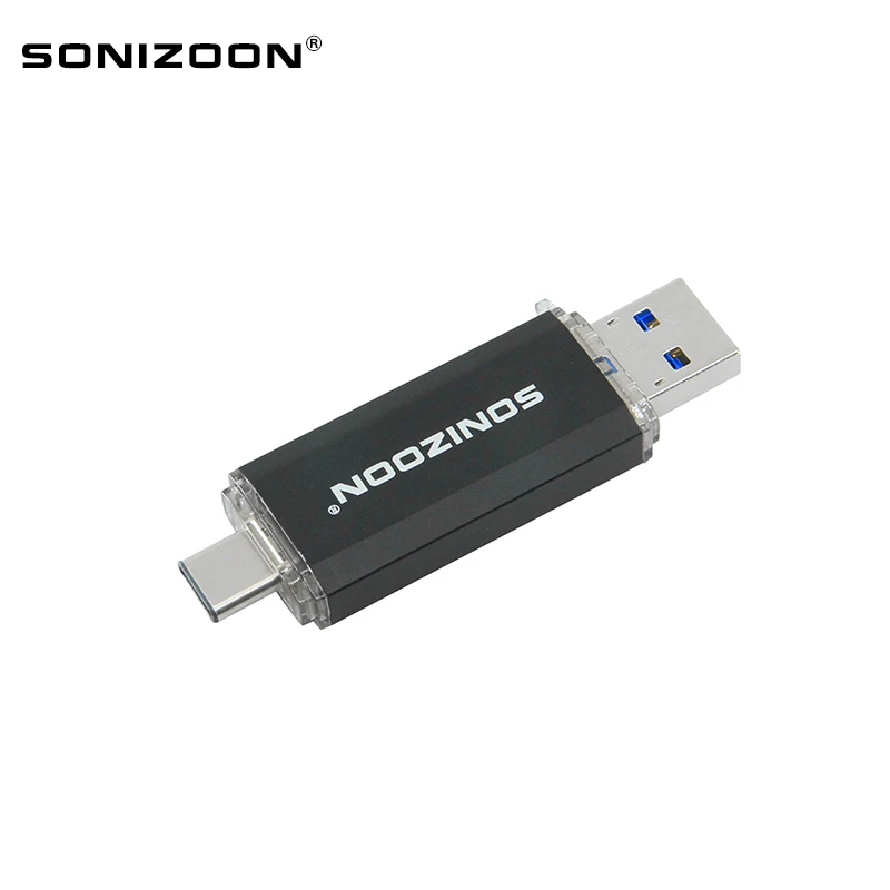 USB флеш накопитель SONIZOON OTG флешка Type C на 256 ГБ 128 64 32 3 0 для устройств C|USB