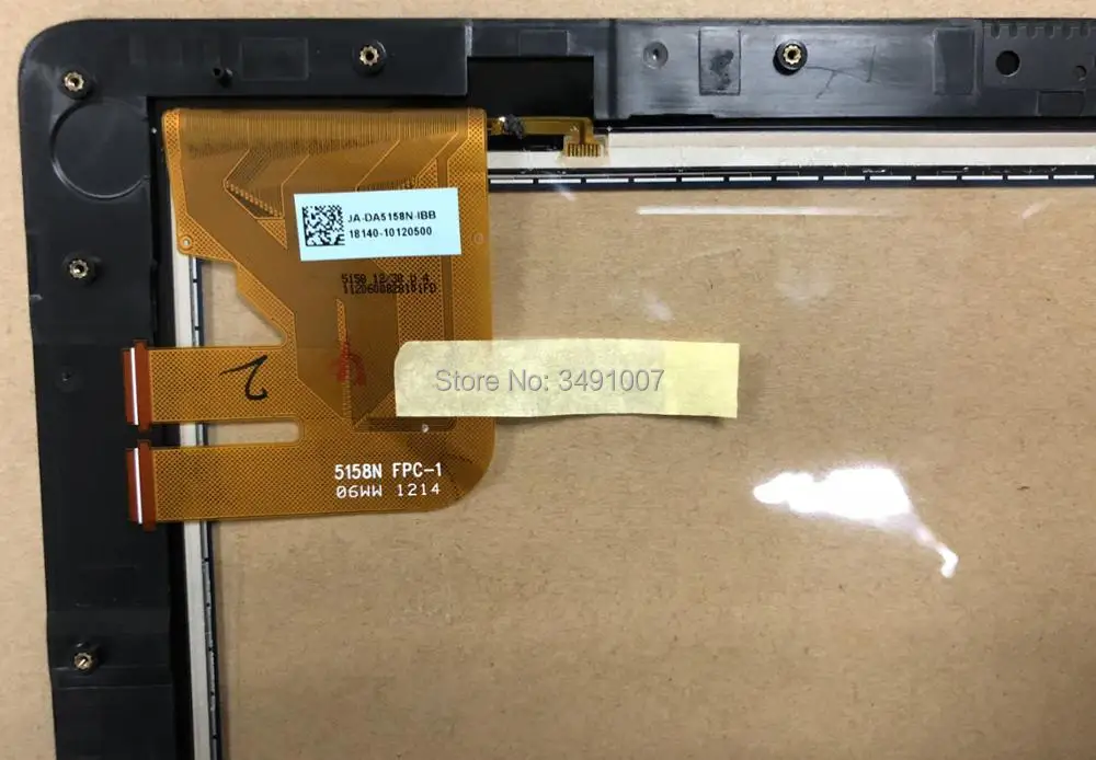Для ASUS Pad TF300T JA DA5158N IBB 5158N FPC 1 стеклянный сенсорный экран с рамкой|ЖК-экраны и