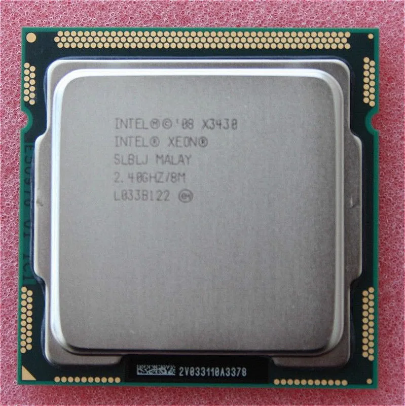 Intel Xeon X3430 Quad Core 2.4ghz Lga 1156 8m Cache 95w Desktop Cpu - Cpus  - AliExpress