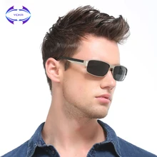 VCKA, алюминиево-магниевые солнцезащитные очки, поляризационные, для мужчин, с зеркальным покрытием, для вождения, солнцезащитные очки, oculos, мужские очки, прямоугольные очки