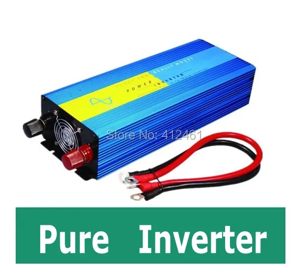 1.2kw Inverter 12V DC to 230V AC 1200W Pure Sine Wave Inverter 1200W pure sinus inverter peak 2400w