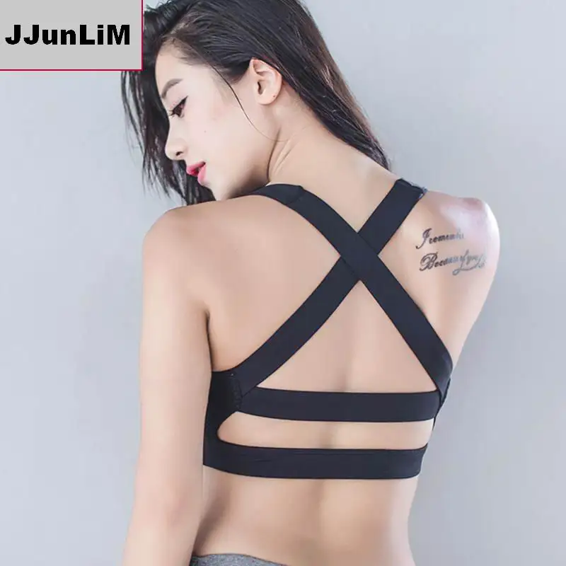 Professional Women Sexy Yoga Bra Shake proof Sports Bra Push up Running Bra Sports Shirt Workout Gym Bra Fitness Vest Top Black Professional Women Sexy Yoga Bra Shake proof Sports Bra Push up Running Bra Sports Shirt Workout Gym Bra Fitness Vest Top Black