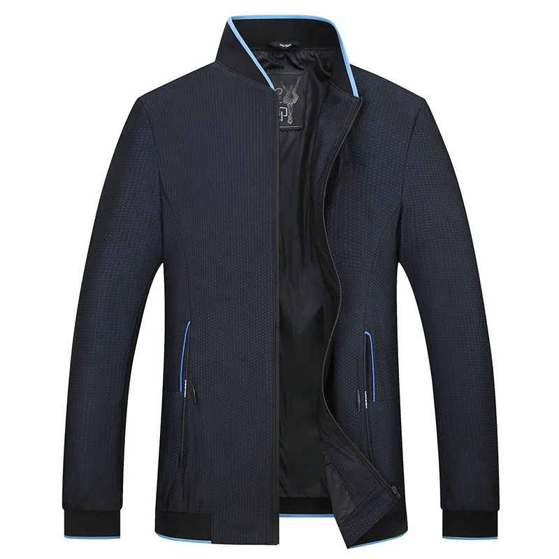 

Baseball Collar Jackets Long Sleeve Jackets Mens Fashion Casual Loose Jacket Large Size Male Coats Tracksuit Windbreaker