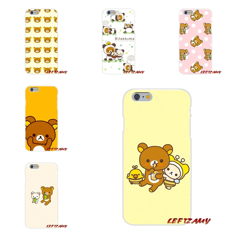 Для htc один M7 M8 A9 M9 E9 плюс U11 Desire 630 530 626 628 816 820 Симпатичные rilakkuma Медведь аксессуары