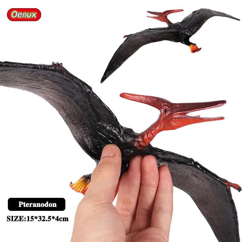 Oenux Юрского периода Quetzalcoatlus Ljahjas экшн фигуры динозавров мир Pterodactyl Хищник Модель Коллекция детская игрушка - Цвет: Without Box