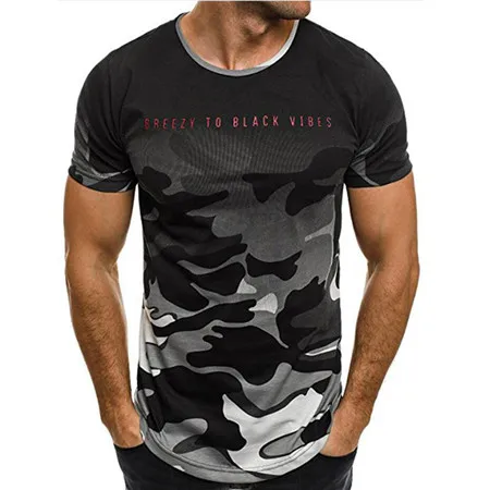 Летняя футболка мужская футболка Slim Fit/Флаг Футболка camiseta hombre короткий рукав Мышцы Повседневная Мужская модная одежда - Цвет: TX-QT-0675