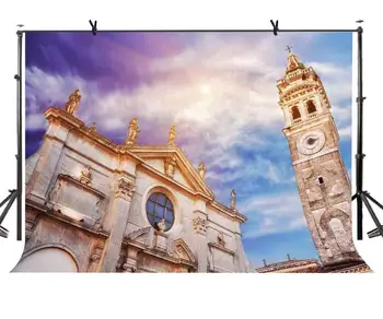 

7x5ft Italian Palace Backdrop Sacred Stately Italian Palace Photography Background and Studio Photography Backdrop Props
