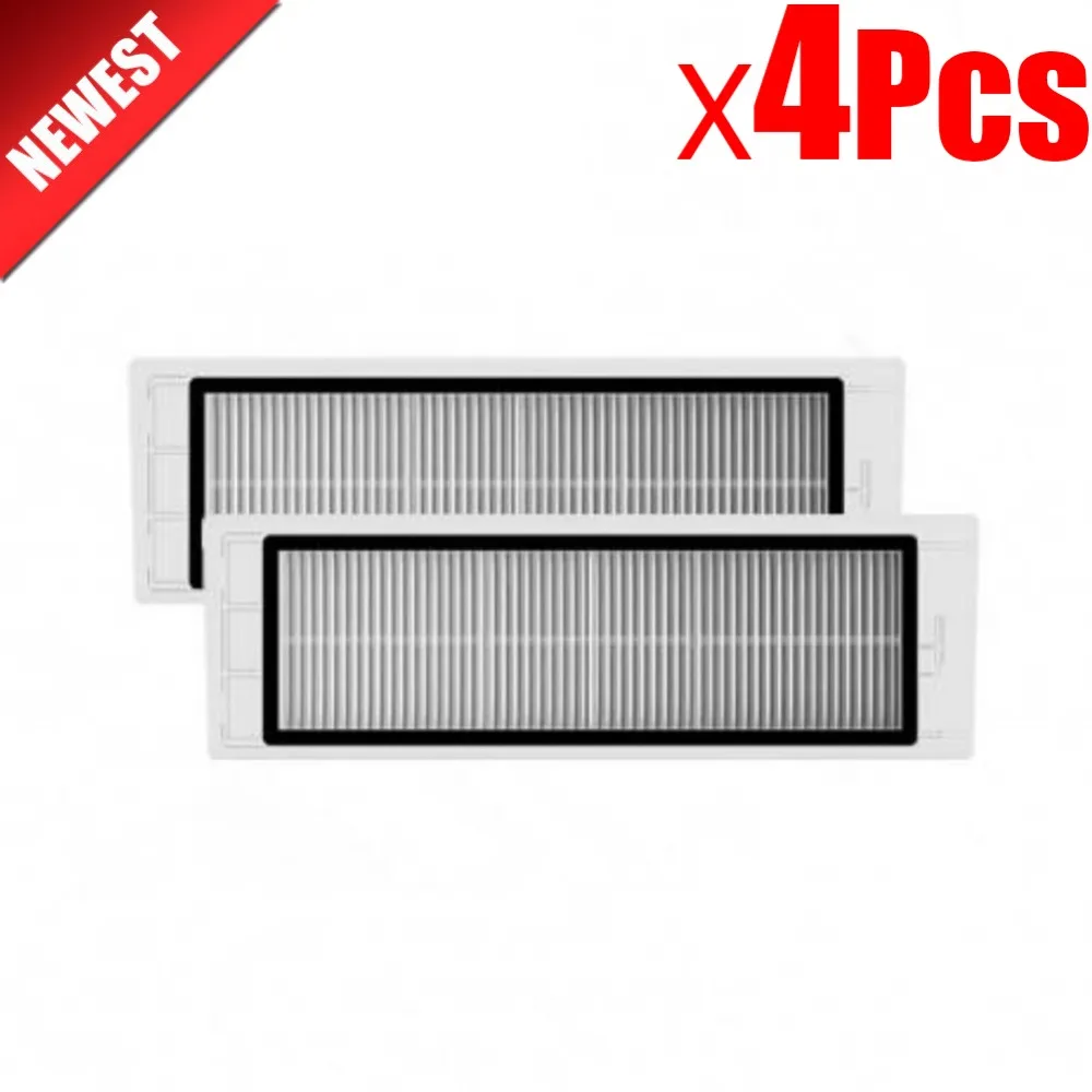 4Pcs Robotic Vacuum Cleaner robotic parts Pack HEPA Filter for xiaomi mi Robot Filters cleaner