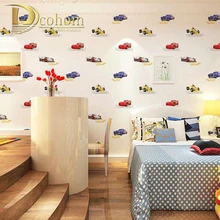 Minimalist Children Cartoon Cars Wallpaper For Walls Girls Boys Bedroom Children s rooms Home Decor Nonwoven