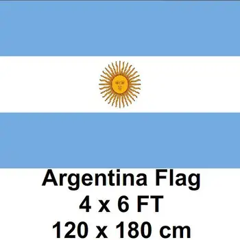 

New 120 x 180 cm Argentina Argentine Argentinian Flag World Cup Flags And Banners National Flag Country Banner