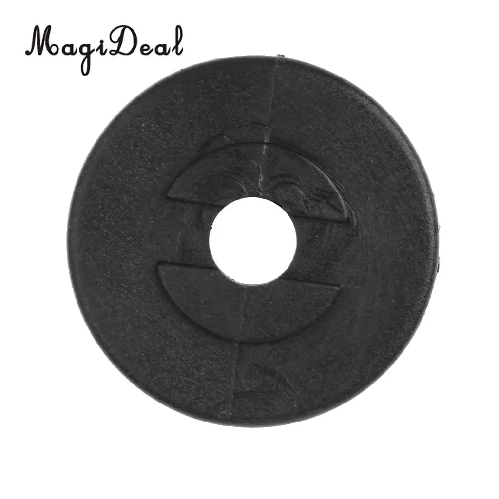 MagiDeal Black Nylon Replacement Canoe Kayak Rubber Dinghy Fishing Boat Ram Base Mount Mounting Post Track Base Accessories