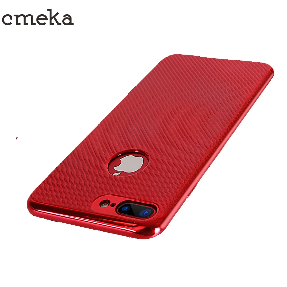 Cmeka Марка чехол для iPhone 7 Plus Мягкие TPU анти-отпечатков пальцев противоударный